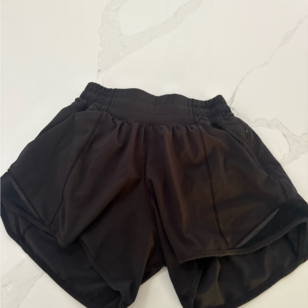 Lululemon Black Hotty Hot Tall Shorts